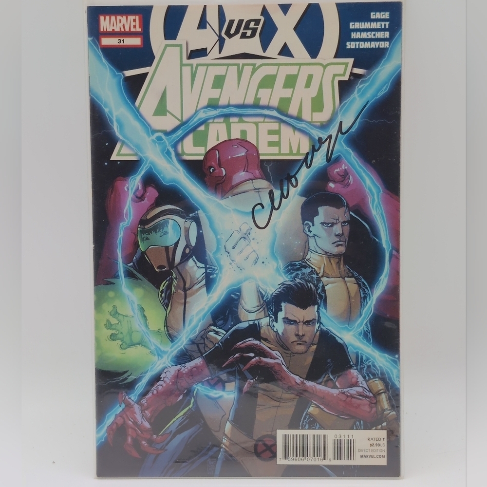 Marvel Avengers Academy Comic Book #31 Autographed